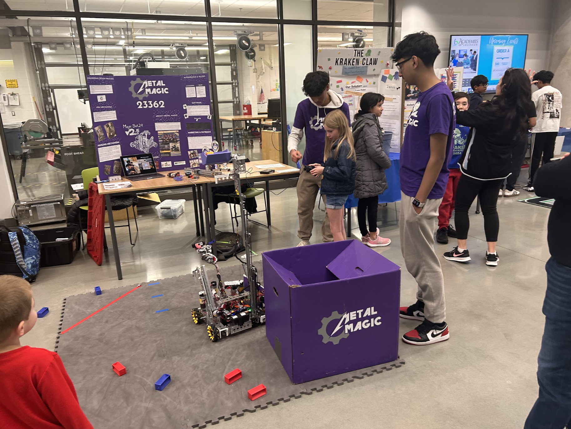 Maker Showcase booth